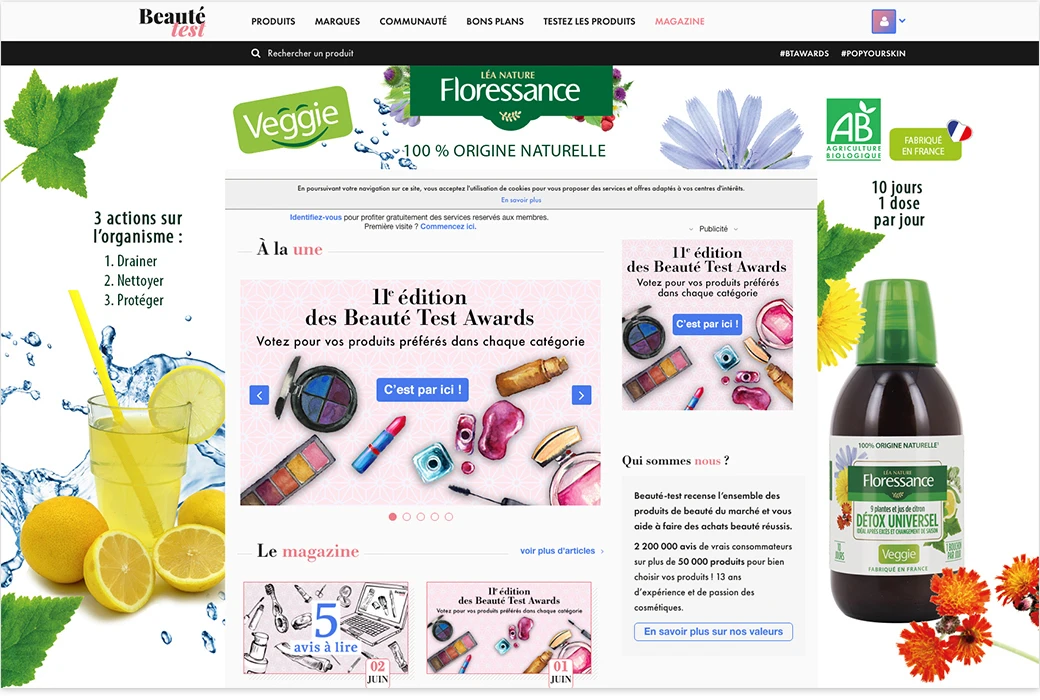 Habillage Floressence